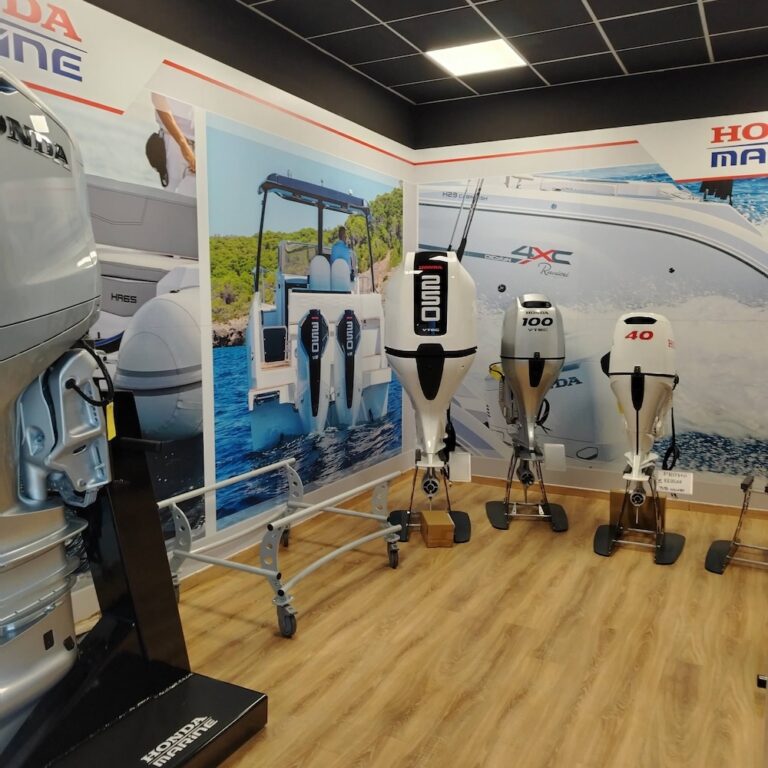 esposizione di motori honda marine